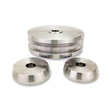 Light Truck Hubless Flat Rotor 3 Piece Complete Brake Lathe Adapter Set Made Usa