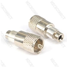 10x UHF PL259 Solder Male Plug for LMR195 RG58 RG400 RG142 Cable Coax Connector