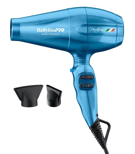 BaBylissPRO Nano Titanium Portofino Dryer Blue - 第 3/4 張圖片