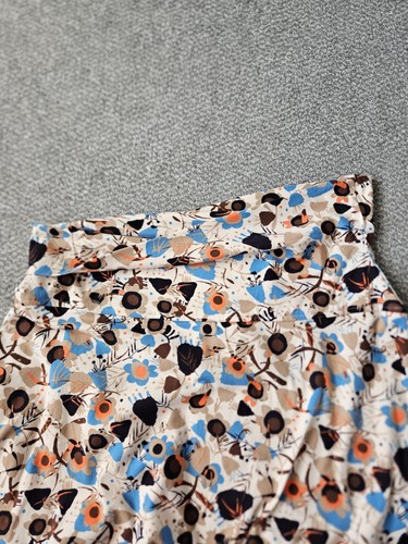 Weird Fish Mid Length multi coloured floral design cotton skirt in size 16 - Picture 6 of 7