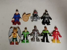 Imaginext Playskool Marvel DC Super Heroes Lot of 7 Action Figures