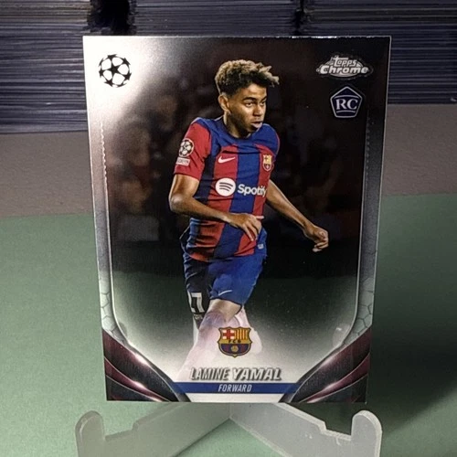 2023-24 Topps Chrome UEFA Club Competitions - Lamine Yamal #64 (RC)