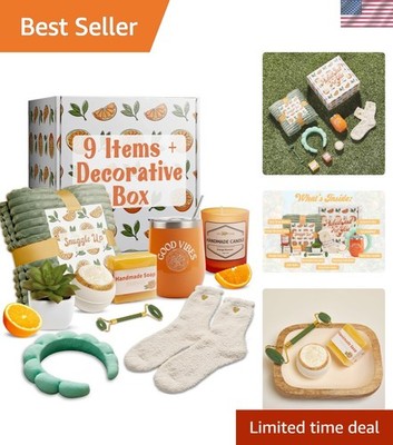 Get Well Soon Gift Baskets for Women   Self Care Spa, Care Package with Blank...