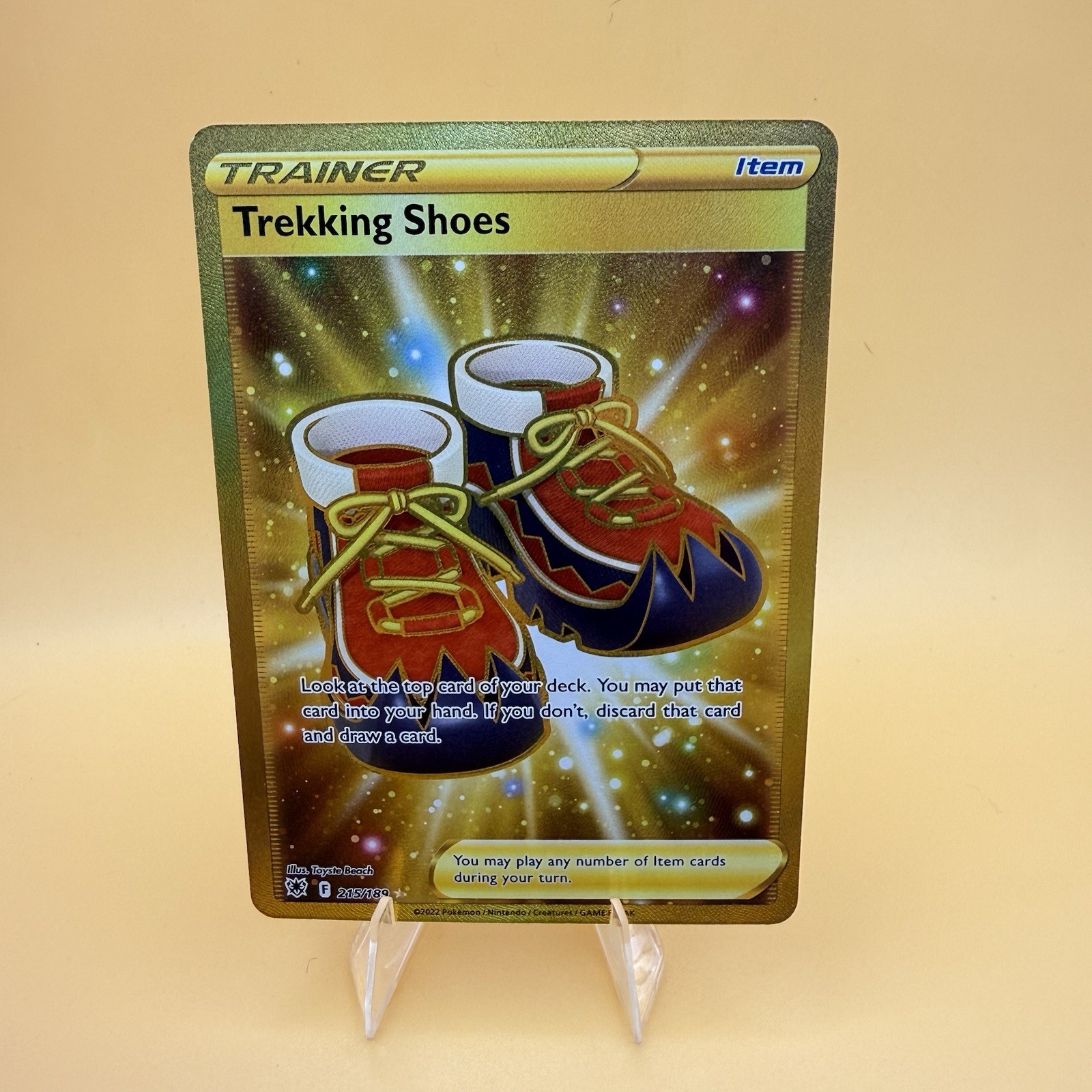 Trekking Shoes 215/189 Secret Rare Pokemon Astral Radiance NM