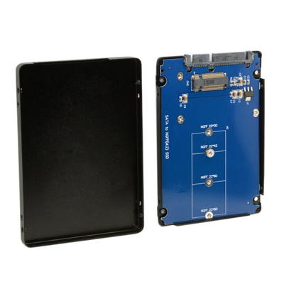 Chenyang M.2 NGFF SATA SSD auf 2.5'' SATA Konverter Adapter Festplattengehäuse 