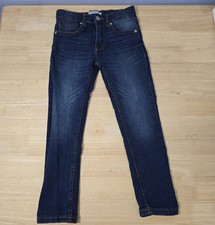 Girls Calvin Klein Denim Skinny Jeans Size 6 - Dark Wash Adjustable Waist NWOT