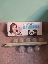 Vintage Sylvania Blue Dot Flash Bulbs Lot Press 25 Photography Camera 8 Of 12