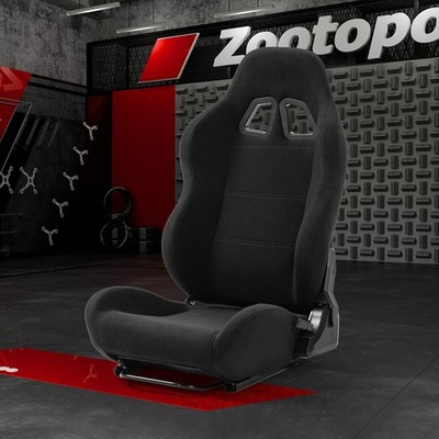 Zootopo Rennsitz mit Verstellbarer Doppelrutsche für Rennsimulator Cockpit