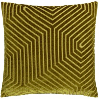 Evoke Velvet Feather Filled Cushion - Luxurious Decorative Square Cushion...
