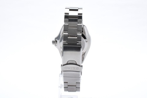 Seiko Prospex SBDY131 Date St. Acier Plongeurs 200M Blk SLV Automatique Montre - Photo 10 sur 10