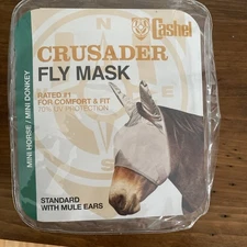 CASHEL CRUSADER FLY MASK MINI HORSE/MINI DONKEY STANDARD WITH MULE EARS