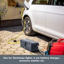 RESTMO IP54 waterproof Outdoor Electrical Box Extension Cord Cover weatherproof