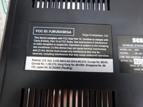 Vintage Sega Genesis , 1601, 16 bit, Mad Cats, 1650, CapCom, battle ship game