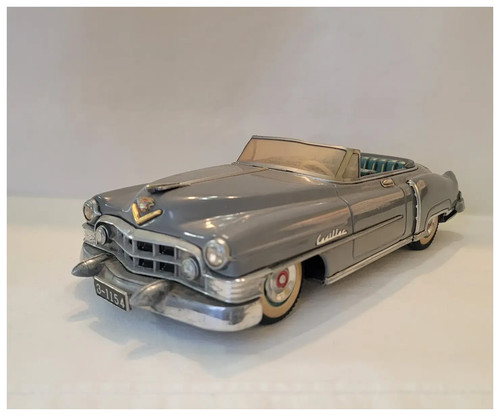 1952 Series Alps Japan Convertible Cadillac Coupe Toy Rare V On Hood EXCELLENT