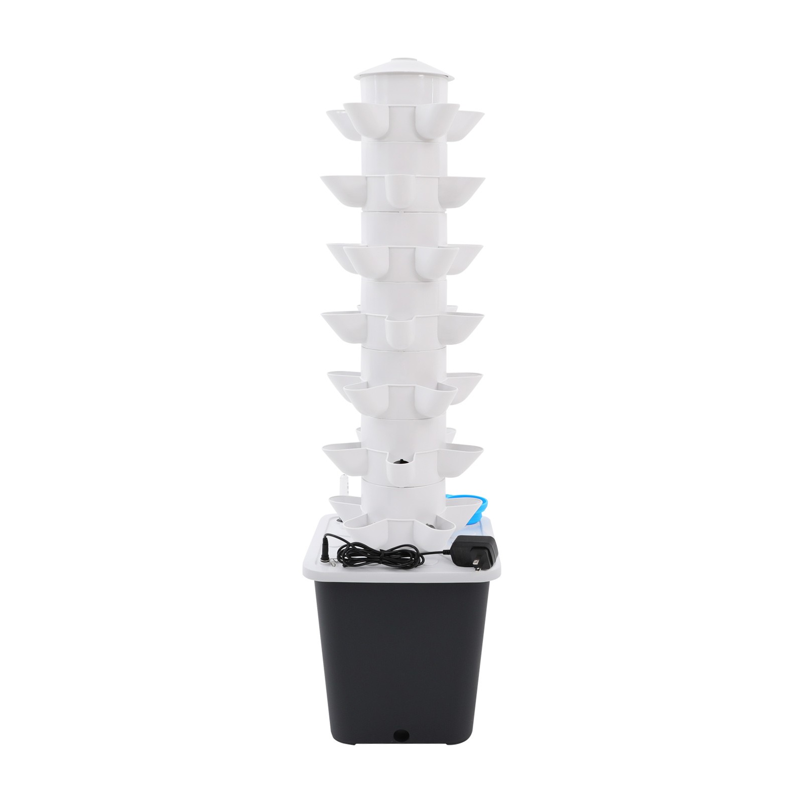 7 Tier Hydroponic Grow Tower Hydroponics Towering Equipment Kits for Garden Home