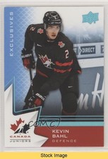 2020-21 Upper Deck Team Canada Juniors Men's U-20 Blue Kevin Bahl #24 READ 0e3