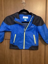 Columbia Toddler Boys Windbreaker Omni Shield Jacket Size 4T Blue Black