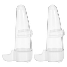 2 Pcs Automatic Bird Watering Device Feeder Drinker Parrots Waterer
