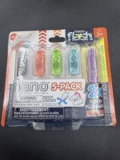 HEXBUG Nano Flash 5 Pack Micro Robotic Creatures 2X Faster NEW Sealed