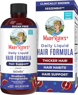 Daily Liquid Hair Formula | with 500 Mg Seszenbio  + 2,500 Mcg Biotin | Vitamin