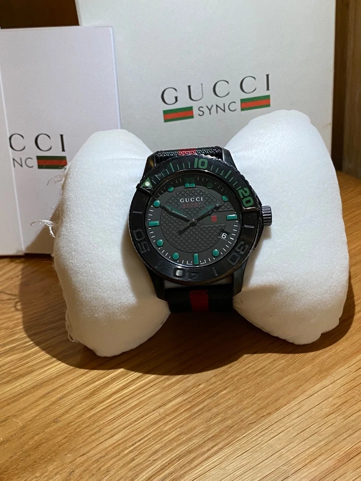 Gucci G-Timeless Sport YA126229 44mm Black PVD Swiss Quartz Men's Watch - Image 2 of 4