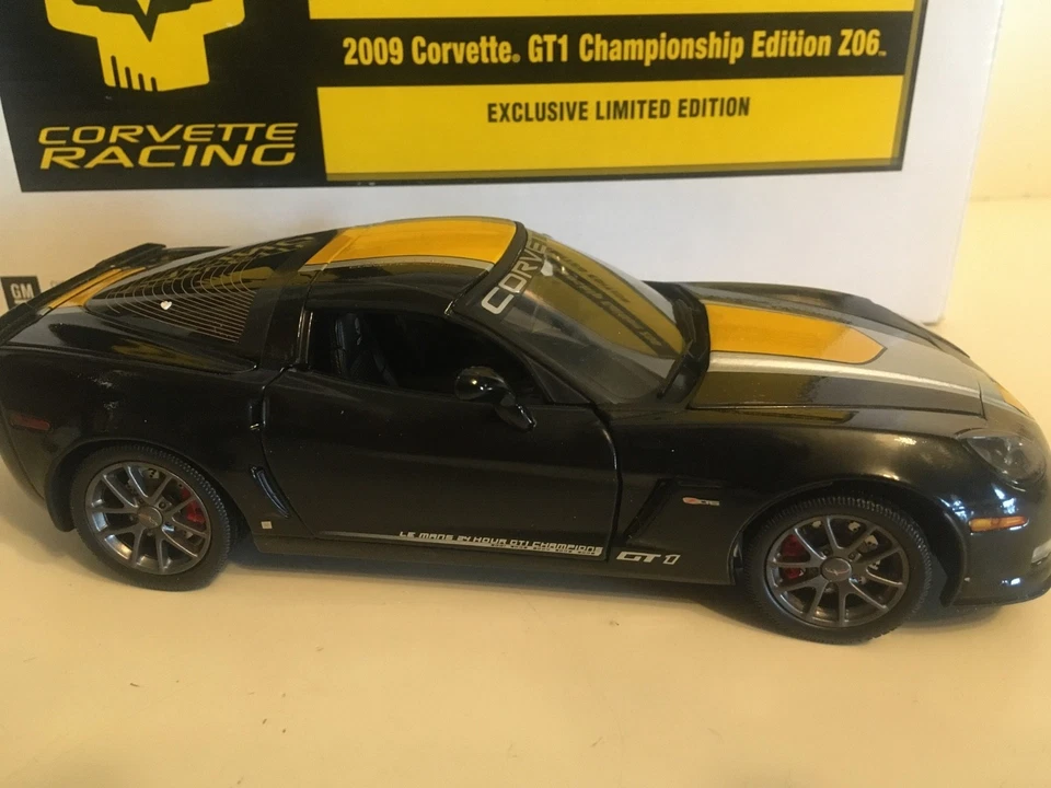 1/24 Franklin новом 2009 Chevrolet Corvette GT1 чемпионата Z06 427 шт S11G293! - Изображение 3 из 4