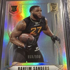 Raheim Sanders, Chargers Football, 2025 Panini Donruss Elite, RC, #176, 959/999
