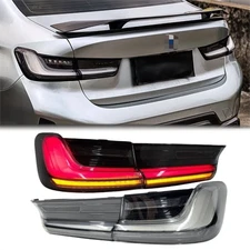 LED GTS Tail Lights For BMW 330 340 G20 G80 M3 3 Series 2019-2025 Smoked Lights