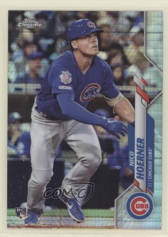 2020 Topps Chrome Prism Refractor Nico Hoerner #161 3kf