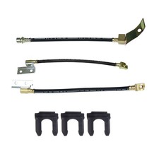 Brake Hose Kit For Front Disc Brakes Mustang 1968-1970 Brake Hose Kit For Front Disc Brakes Mustang 1968-1970