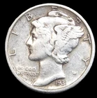 1931 Mercury Silver Dime XF- SVN603