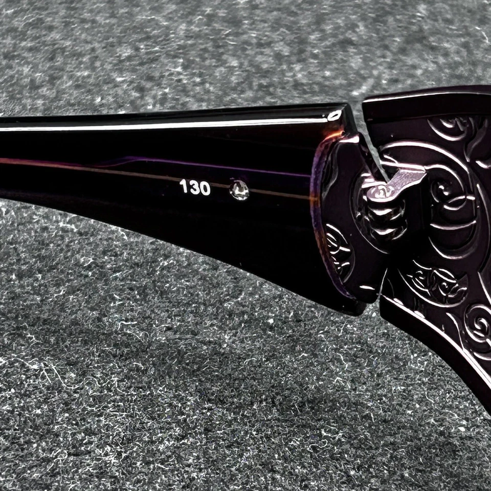 Gafas de sol Oakley envolventes sin aliento ciruela antiguas 05-944 130 usadas Foto 4 de 4