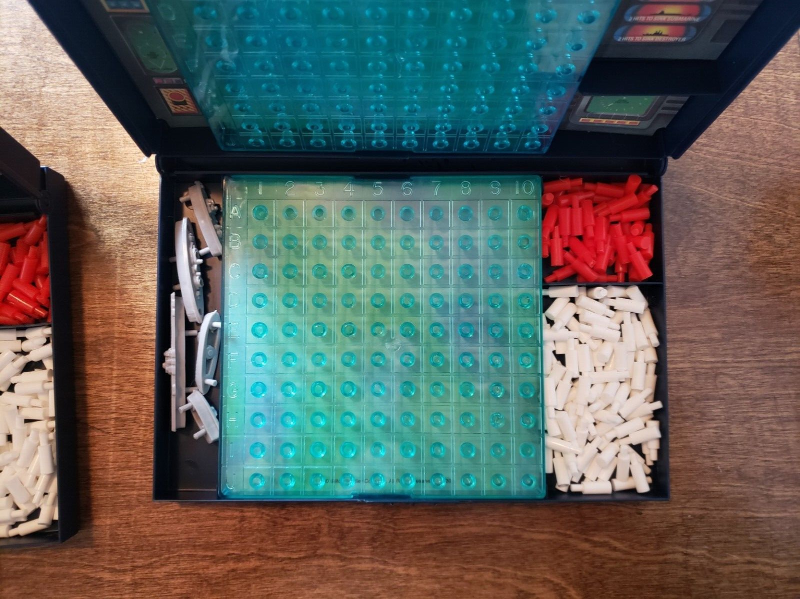 VTG 90s Battleship Board Game Milton Bradley W/ Game Pieces & Manual Only-No Box