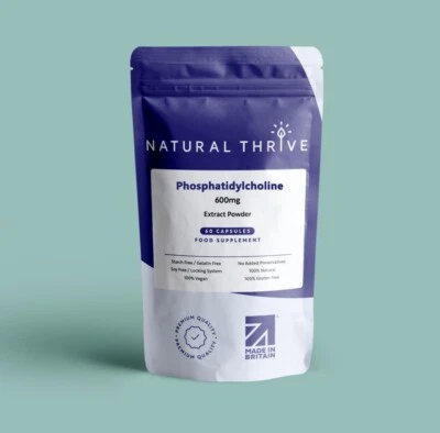 NATUTRAL THRIVE Pure Phosphatidyl choline Extract Pure Capsules Cognitive Health & Liver Supp