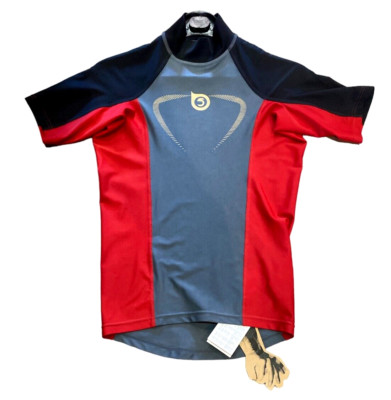 Salomon Swimwear Vetement De Bain Noir/rouge  Swim Shirts UPF 50+Sun Protectio