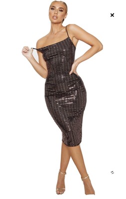 rose gold strappy dress