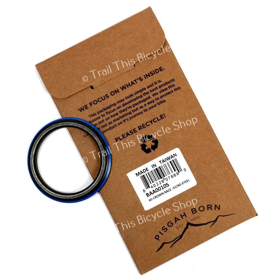 Cane Creek Bicycle 52/40 1.5" Crown Race Steel BAA0010S 40-Series - Image 2 of 3