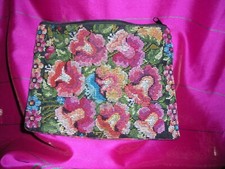 GUATEMALAN BAG W/ TWO ZIPPERS, NEW, SMALL, HANDWOVEN