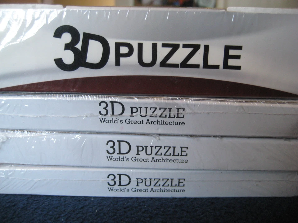 Mini 3D Puzzle Eiffel Tower, Empire State Building, Maya & CUBIC FUN T4008H 3D - Image 2 of 4