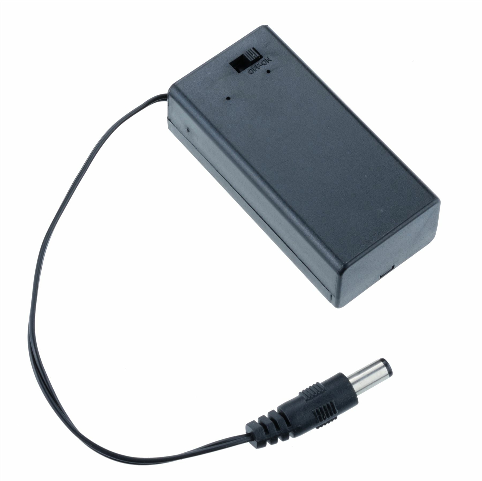 5 x 2.1mm Allegato PP3 9V Batteria Supporto Custodia Scatola W/150mm Cavi E A
