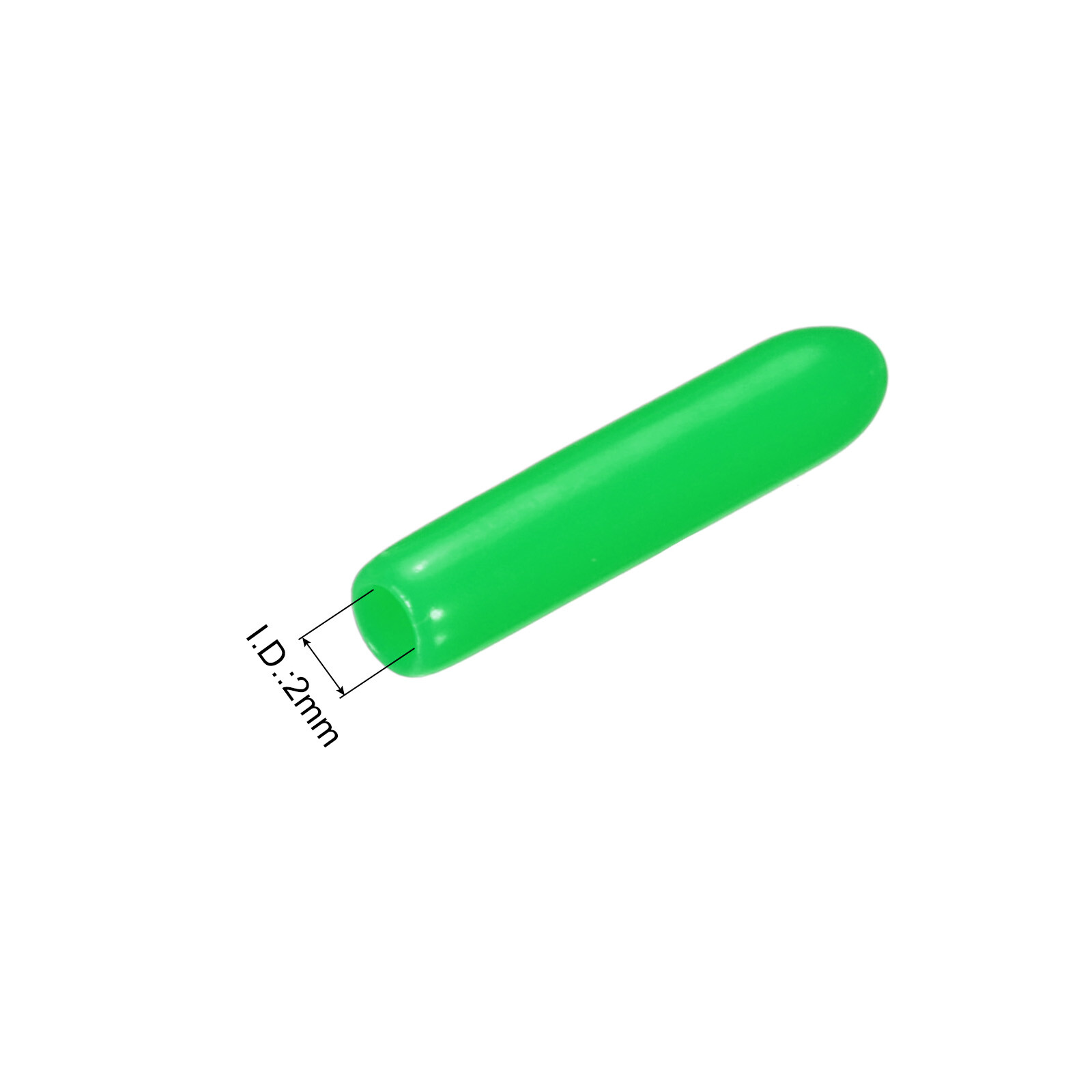 36 Stück Rohrkappen Aus Gummi – Grün, Für Garten-Bambusrohre (Innendurchmesser 1,2 Cm)