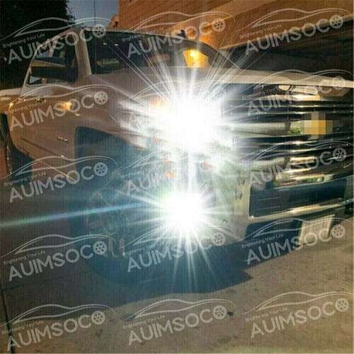 For 2004-2009 Ford F-250 4-Sides 9008/H13 Front LED Light Light Xenon White - Picture 2 of 12