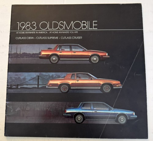 Vintage 1983 Oldsmobile Car Dealer Sales Brochure Cutlass