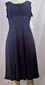 r & m richards navy blue dress