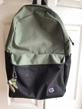 Champion Green Script Backpack Small C RARE Sling Shoulder Fanny