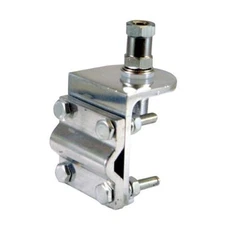 New - 3 way aluminum mirror mount bracket w SO-239 stud for CB radio antennas