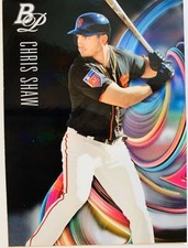 2018 Bowman Platinum Chris Shaw Giants Star Rookie Pack Fresh Mint+