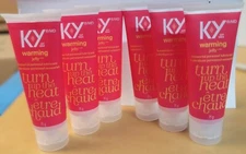 K-Y Warming Jelly Personal Lubricant  2.5 Oz each (PACK 6) - FREE SHIPPING