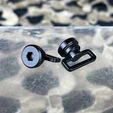 NEW HK Army Proflex Aluminum Chin Strap Screw Set - Black