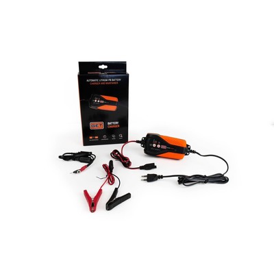 GET by ATHENA Batterie Charger Motorrad Ladegerät 12V Säure AGM Lithium LiFePO4